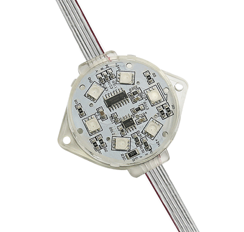 LED小功率像素灯是二次封装LED点光源么？